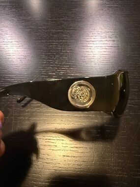 Black Versace Sunglasses w Emblem